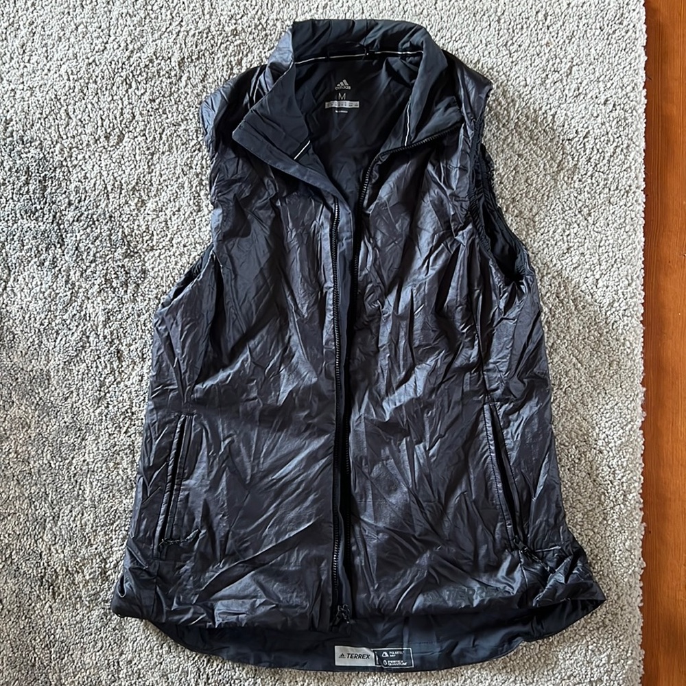 Adidas Medium Black Running Vest, Terrex/Polartec